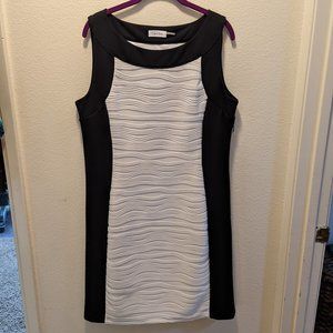 Calvin Klein Colorblock Sheath Dress